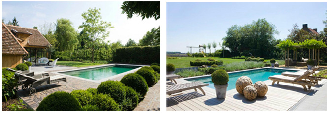 Piscine au design comtemporain ou traditionnel