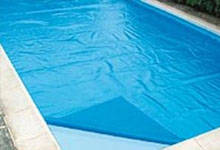 Bâche été piscine rectangulaire
