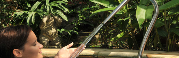 Cascade, canon et jets d'eau piscine