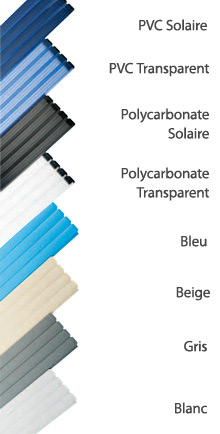 Couleur de lames volet